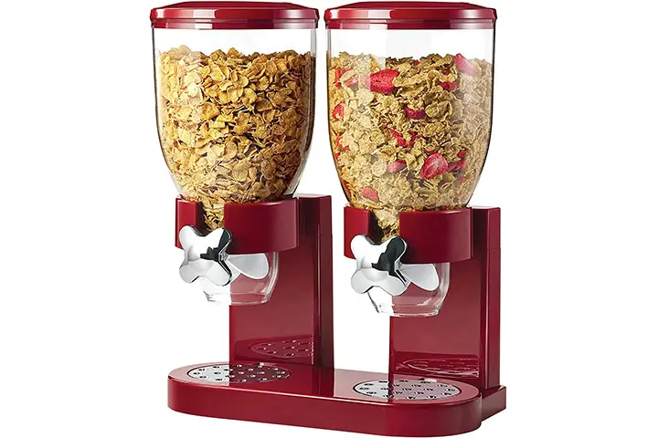 ZevrO Honey-Can-Do Double Cereal Dispenser