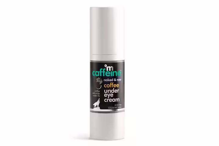 9. MCaffeine Naked &Raw Coffee Under Eye Cream