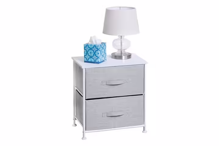 mDesign Night StandEnd Table Storage Tower