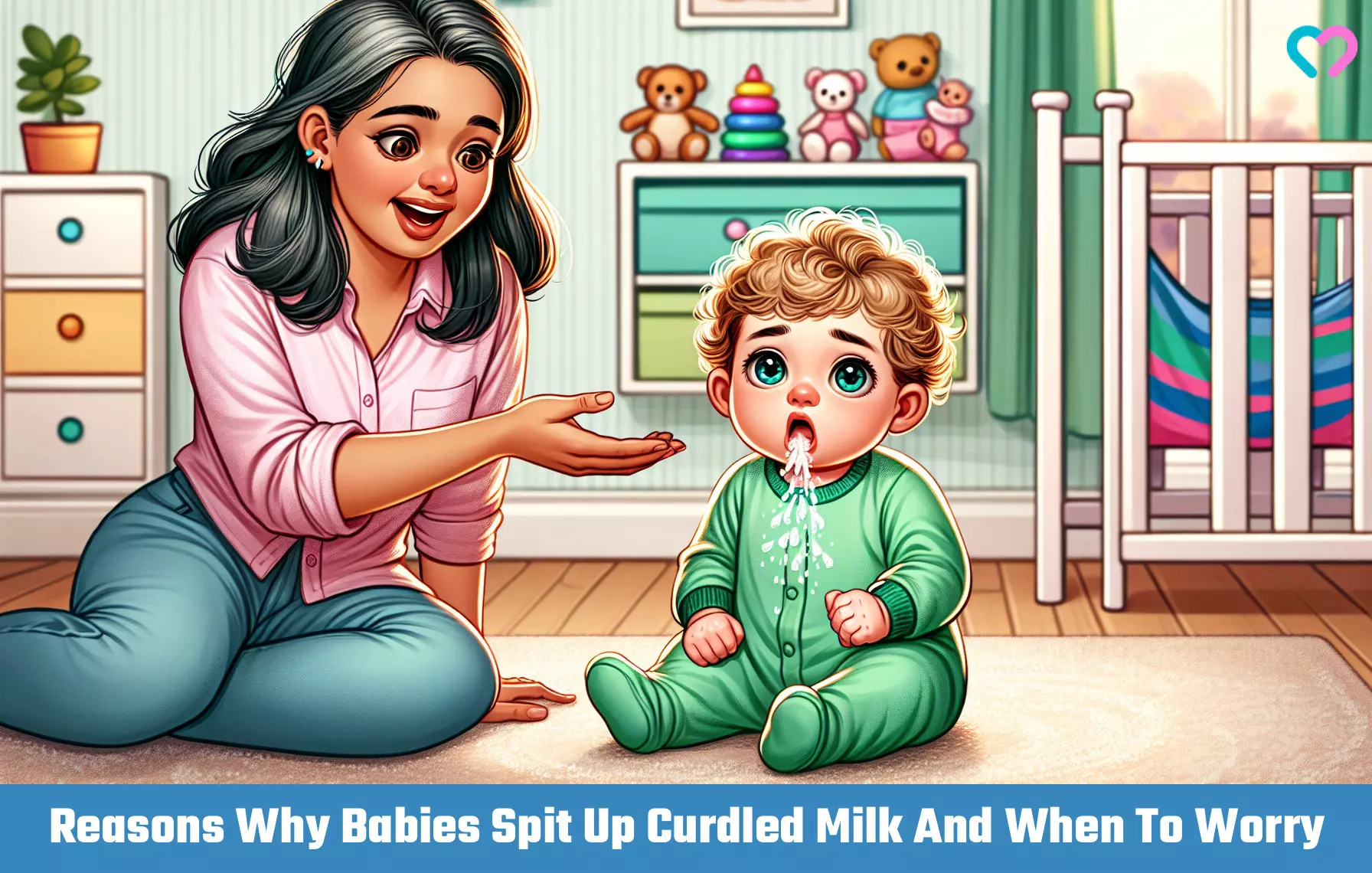 baby spit up curdled milk