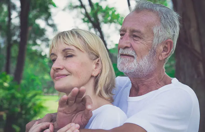 The age-gap couple enjoying happy and satisfying relationship