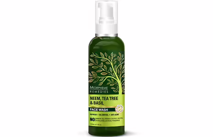 Morpheme Remedies Neem, Tea Tree And Basil Facewash