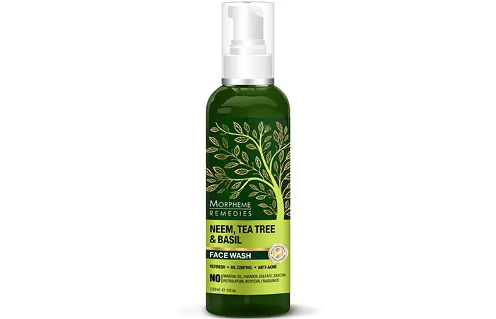 Morpheme Remedies Neem, Tea Tree And Basil Facewash