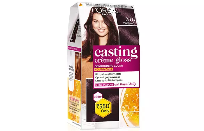 L’Oreal Paris Casting Creme Gloss Hair Color - 316 Burgundy / Plum