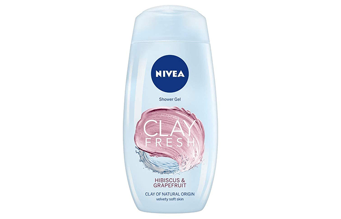 Nivea Clay Fresh Hibiscus & Grapefruit Shower Gel