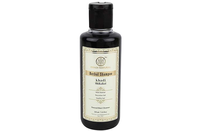 5. Khadi Natural Herbal Shikakai Shampoo