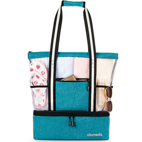 Alameda Mesh Tote Beach Bag