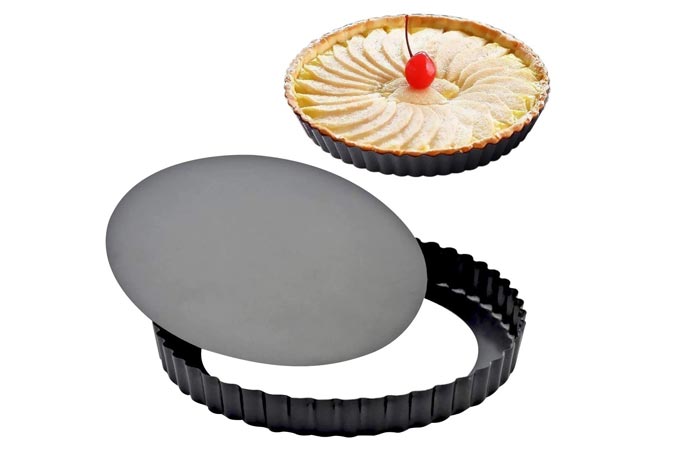 Attmu Non-Stick Removable Loose Bottom Tart Pan