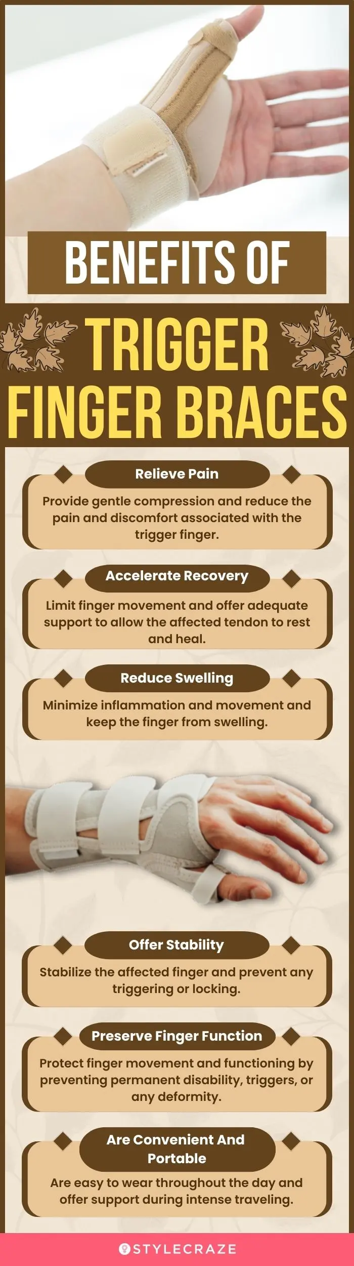 Benefits Of Trigger Finger Braces (infographic)