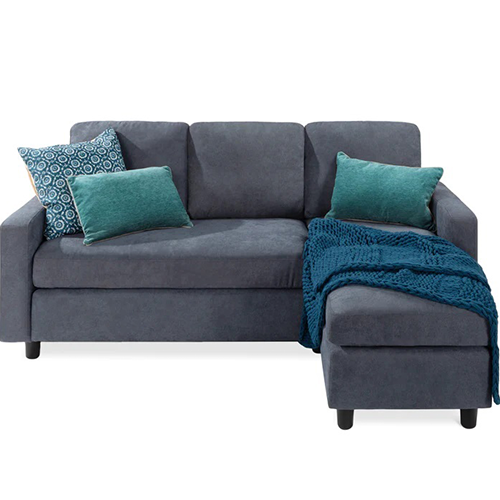 Best Choice Products Linen Sectional Sofa