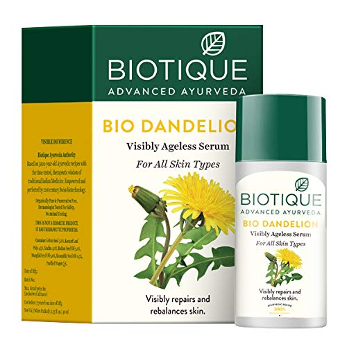 Best Organic Serum Biotique Bio Dandelion Visibly Ageless Serum