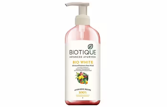 BIOTIQUEBIO WHITE Advanced Fairness Face Wash