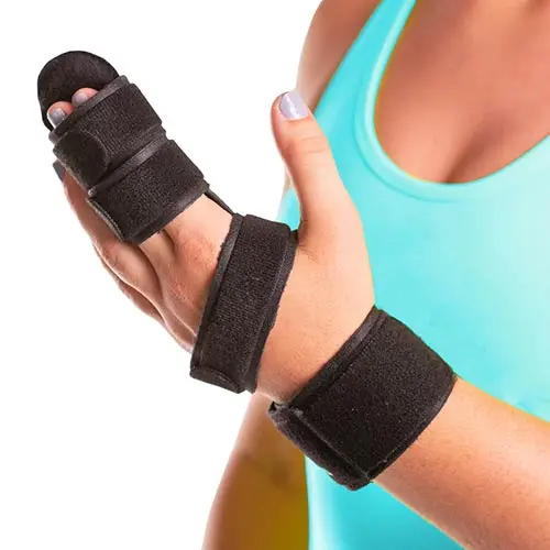 BraceAbility Two Finger Immobilizer - Hand and Buddy Splint