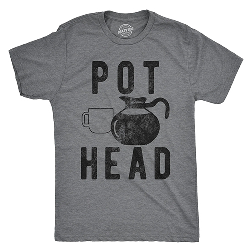 Crazy Dog Mens Pot Head T-Shirt