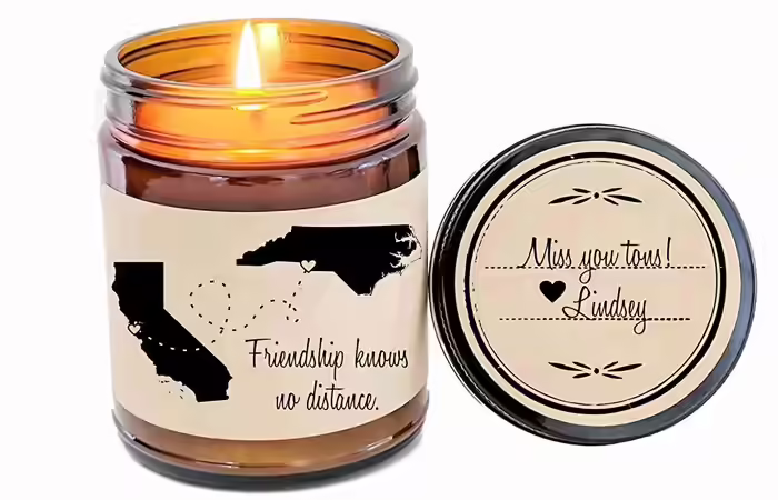 Scented Soy Candle Define Design 11 Long Distance Friendship Scented Soy Candle