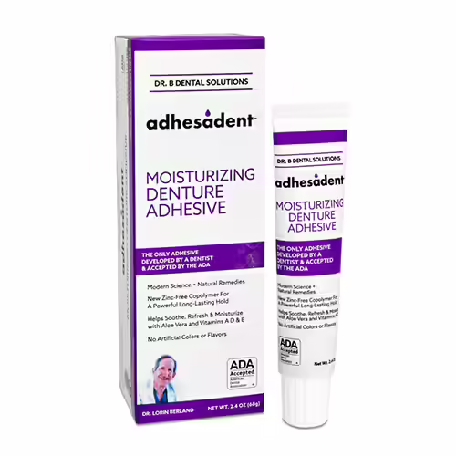 Dr. B Dental Solutions Adhesadent Moisturizing Denture Adhesive