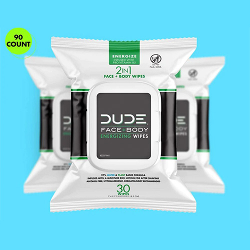 Dude Face And Body Wipes