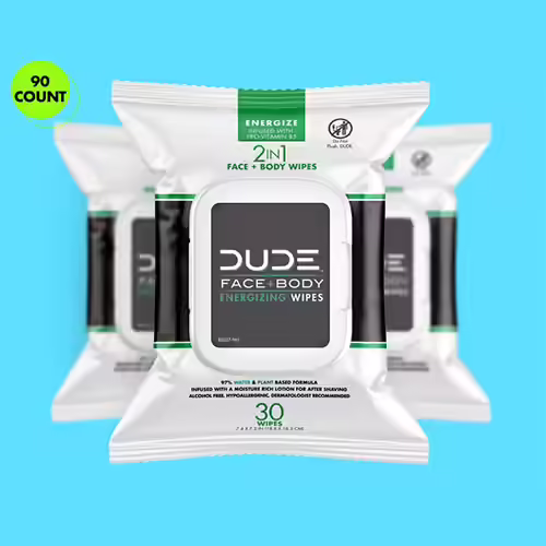 Dude Face And Body Wipes