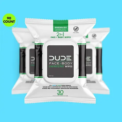 Dude Face And Body Wipes