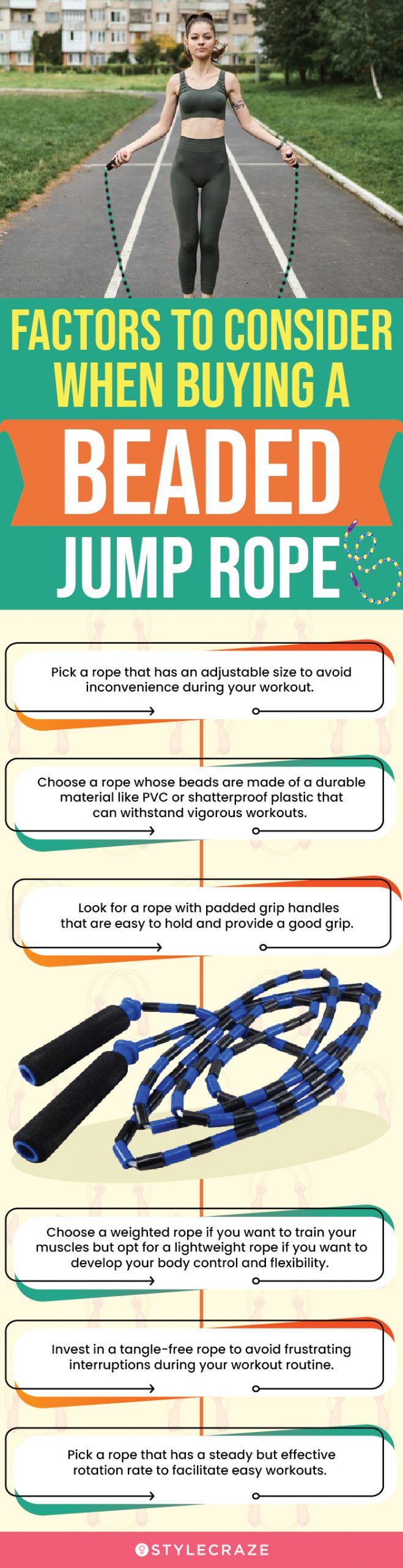  Factors To Consider When Buying A Beaded Jump Rope (infographic)