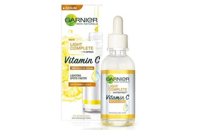 Best Serum For Fading Dark Spots Garnier Bright Complete Vitamin C 30x Booster Serum