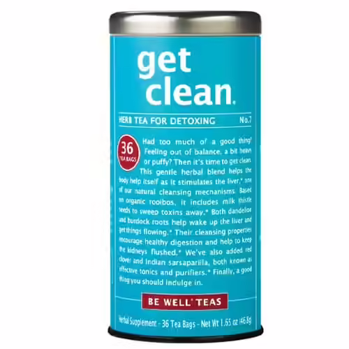 Get Clean&ndash;No.7 Detoxifying Herb Tea, No Caffeine