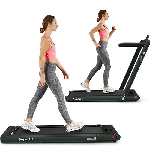 Goplus 2 in 1 Folding Treadmill