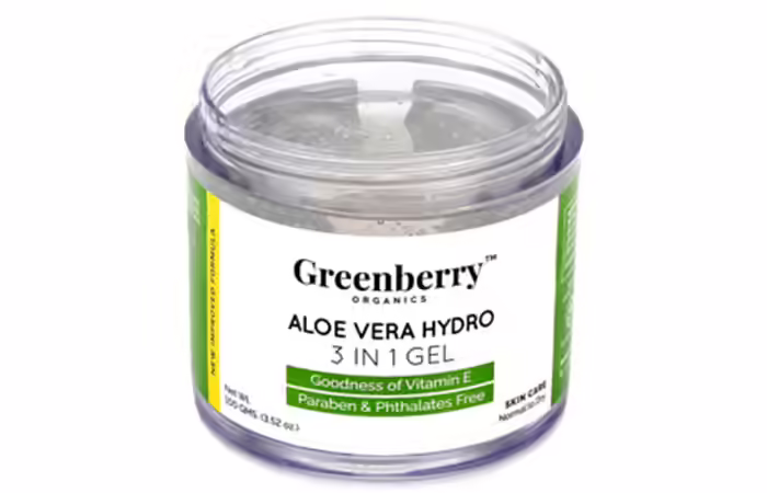 Greenberry Organics Aloe Vera Hydro 3 In 1 Gel