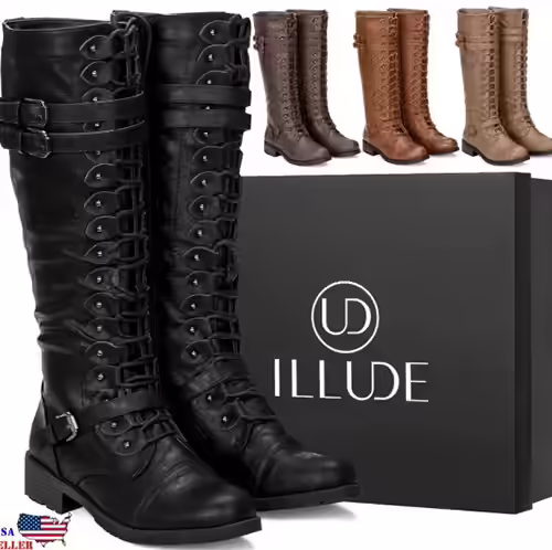 Illude Women&rsquo;s Knee-High Boots
