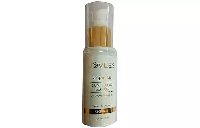 Best Sunscreens In India - Jovees Argan Sun Guard Lotion SPF 60 PA++++