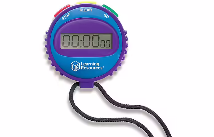 Learning Resources Simple 3 Button Stopwatch Learning Resources Simple 3 Button Stopwatch
