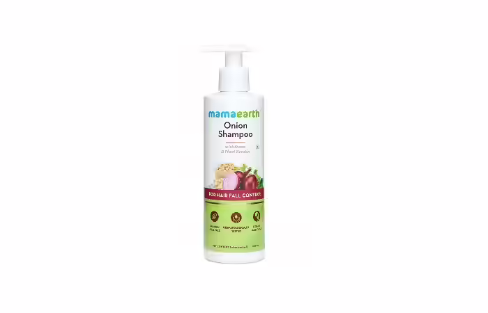 Mamaearth Onion Shampoo For Hair Fall Control