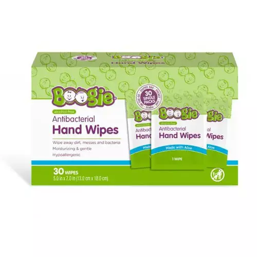 Boogie Hands Antibacterial Hand Wipes