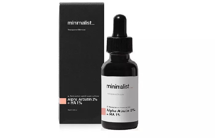 minimalist Transparent Skincare Alpha Arbutin