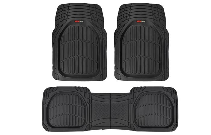 Motor Trend Heavy Duty Rubber Floor Mats