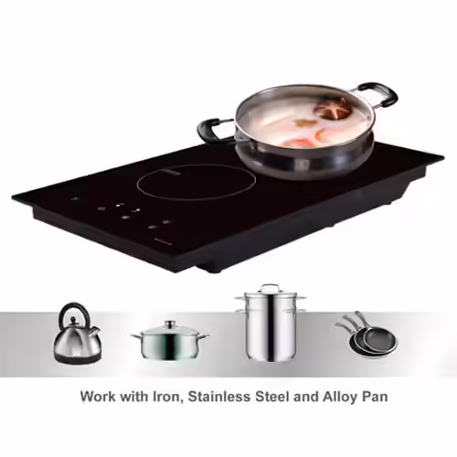 NOXTON 12&rdquo; 2 Burner Electric Cooktop