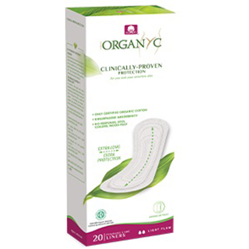 Organyc 100% Certified Organic Cotton Flat Panty Liner