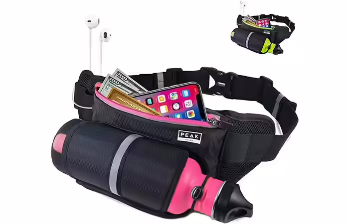 Peak Gear Waist Pack and Water Bottle Belt Peak Gear Waist Pack and Water Bottle Belt