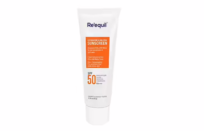 Re' equil Oxybenzone and OMC Free Sunscreen