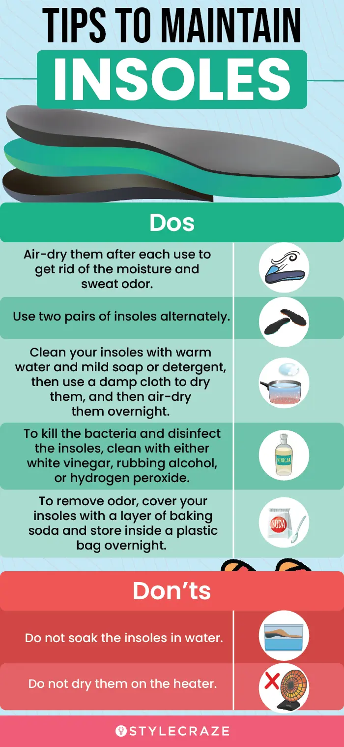 Tips To Maintain Insoles (infographic)