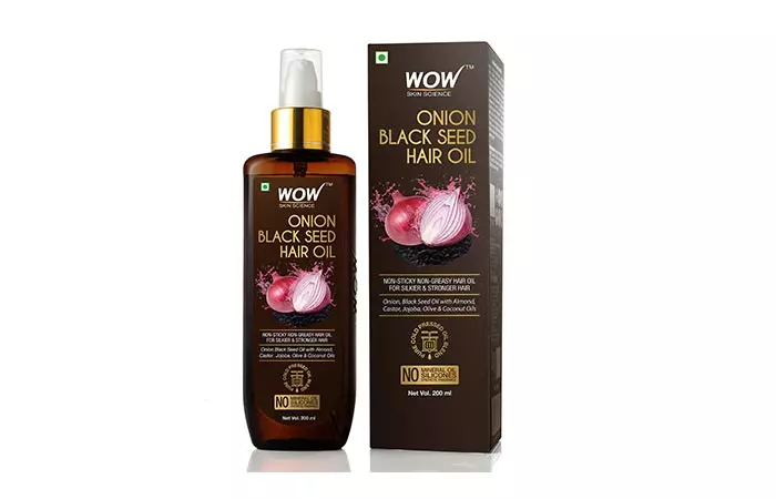 Best For Healthy Hair WOW Skin Science Onion Black Seed Hair Oil