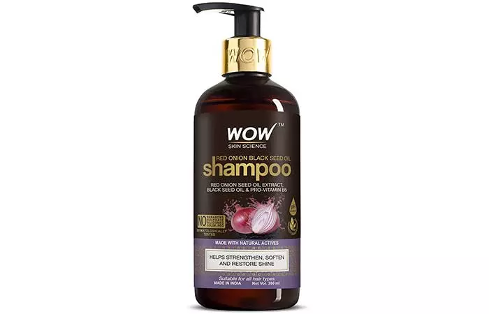 WOW Skin Science Red Onion Black Seed Oil Shampoo