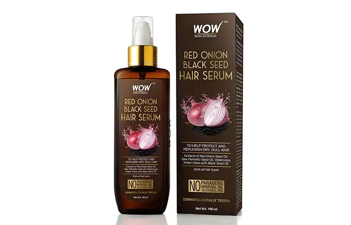 Wow Skin Science Red Onion Black Seed Oil Hair Serum