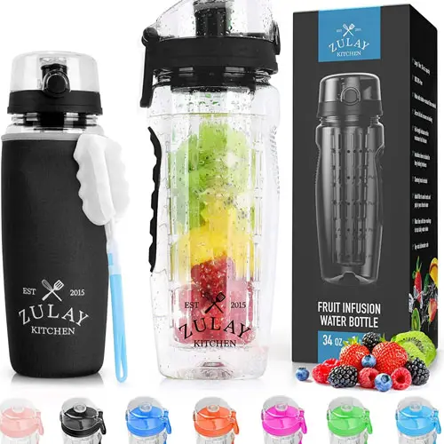 Zulay Fruit Infuser Water Bottle