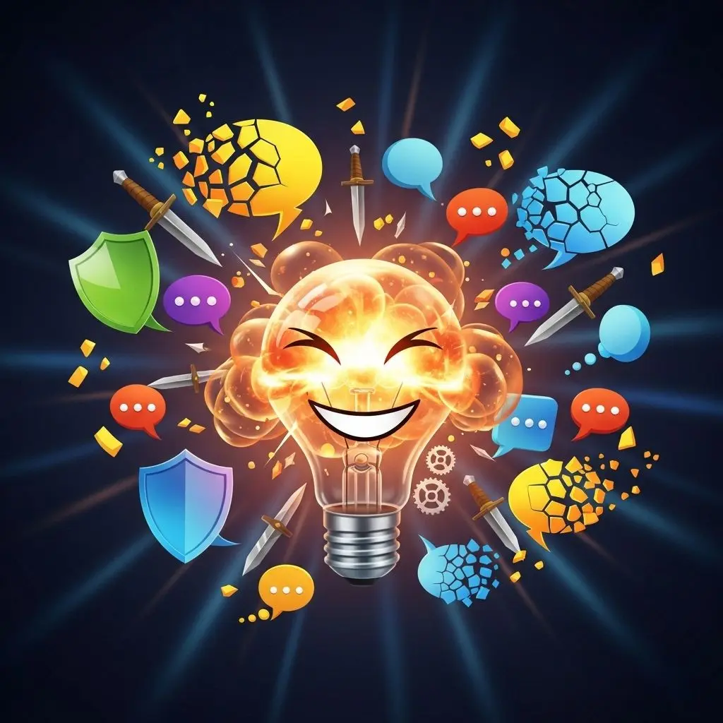 Arm yourself with clever zingers to defuse tension and reclaim the last word.