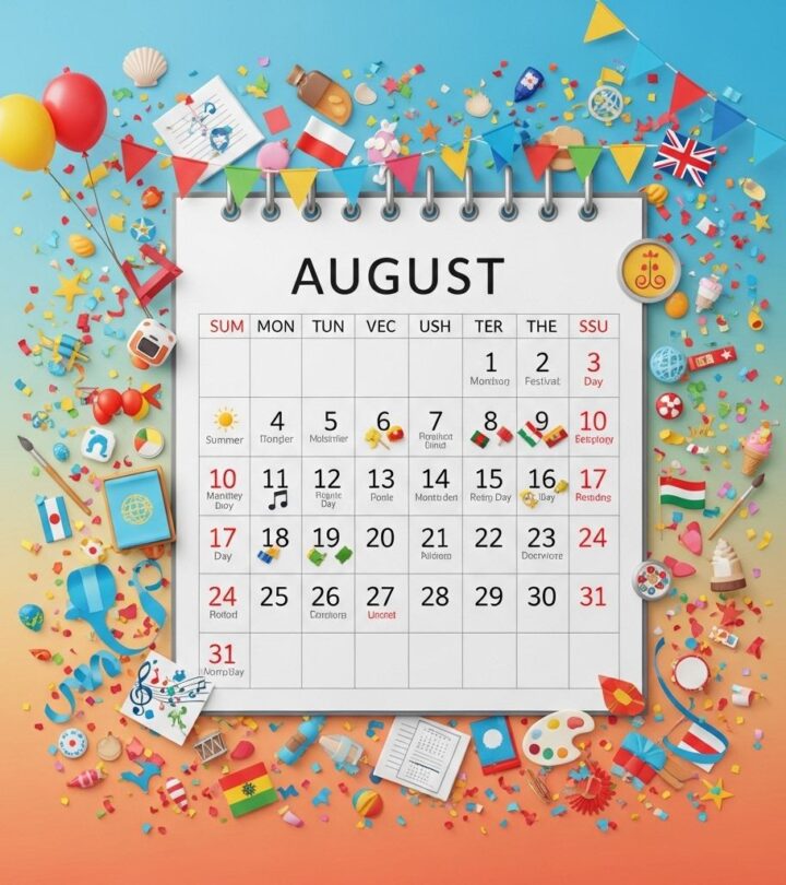 August Holidays and Observances: Celebrate Every Day in August Experience every date this month with themed commemorations, food feasts, and awareness events.