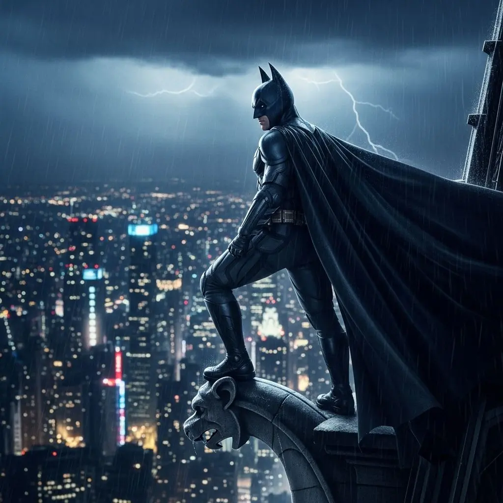 Iconic Gotham dialogue uncovers the hero’s relentless courage and unwavering moral resolve.