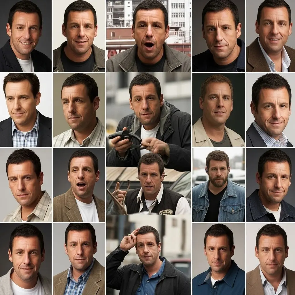 A definitive look at Sandler’s evolution from goofy comedic roles to dramatic turns.