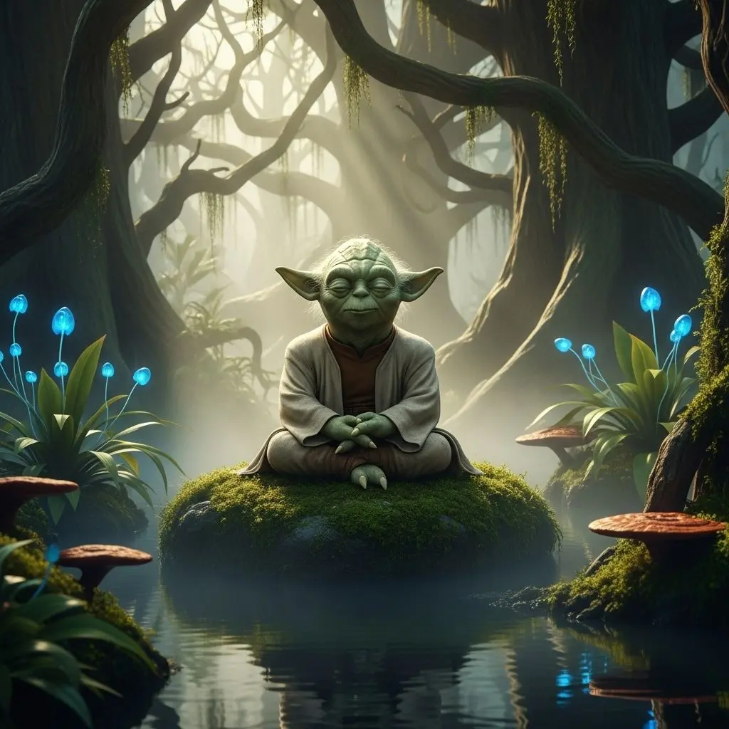 Ancient wisdom from a galaxy far away turns daily struggles into paths of growth.