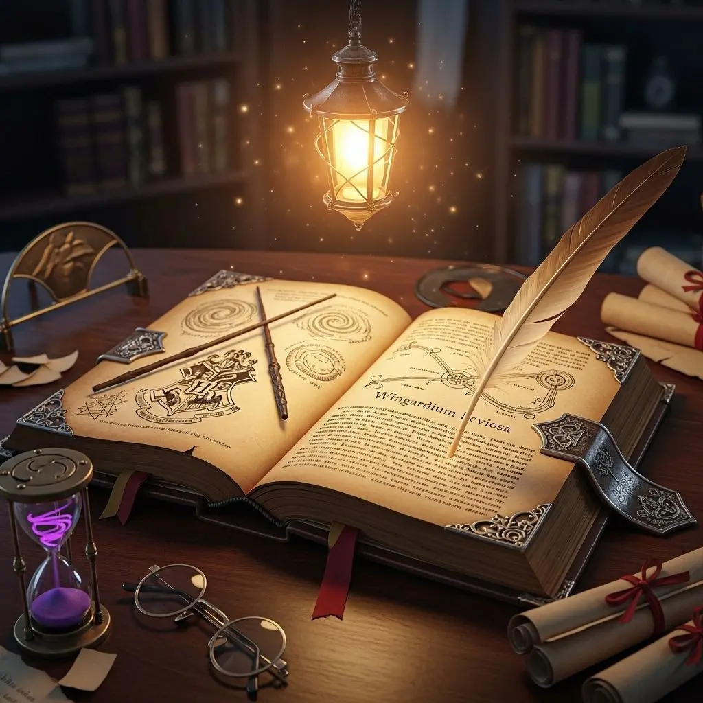 Delve into wizarding magic words to uncover the stories behind each charm and curse.